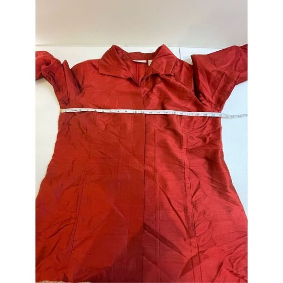 Chico’s bundle size 2 Large silk jacket and blouse - Picture 6 of 14